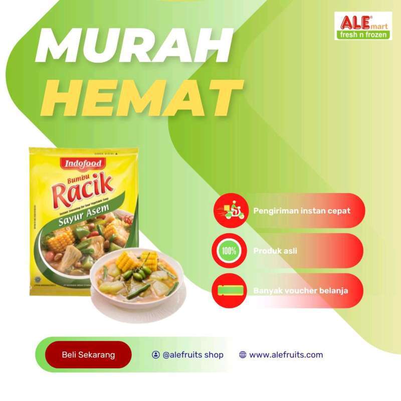 Promo Bumbu Racik Sayur Asem 33 Gr,indofood Bumbu Racik 1 Sachet