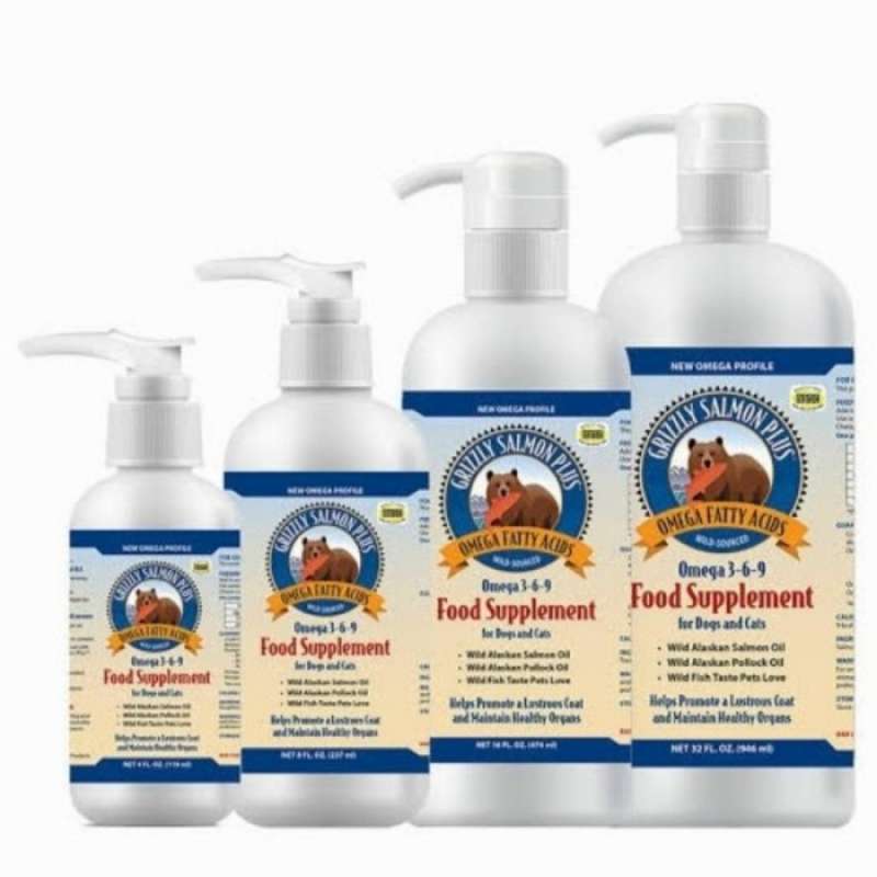Jual Grizzly Salmon Oil Food Supplement Vitamin For Dogs & Cats di