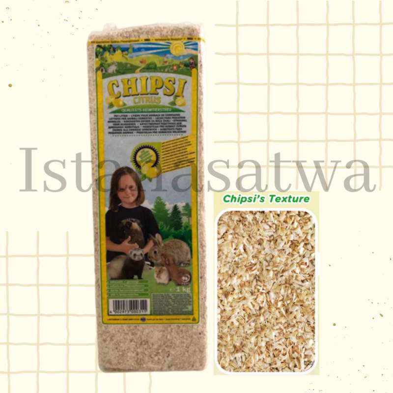 Jual Chipsi Wood 1Kg Pet Litter Serbuk Kayu Wangi Hamster Kelinci di