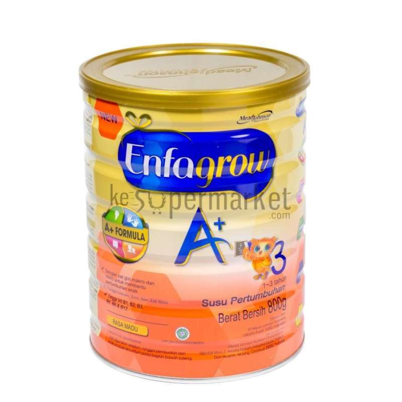 Jual Susu bayi formula lanjutan 1-6 bulan Enfagrow A+ 3 Honey 800gr Can