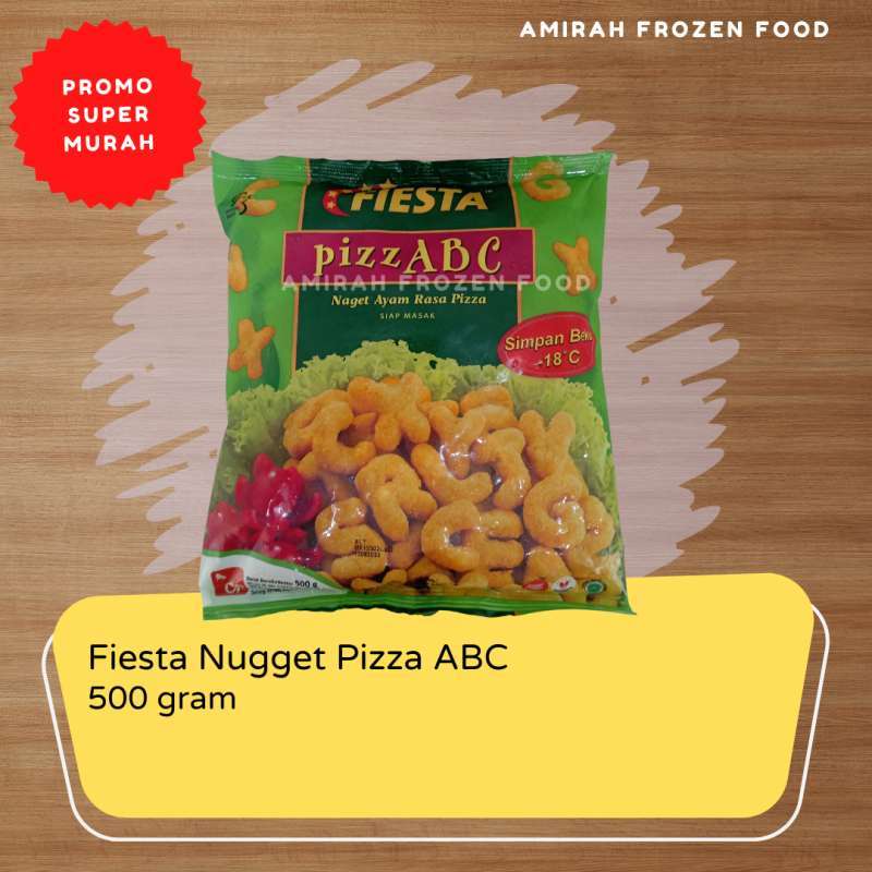 Jual Fiesta nugget pizza ABC 500g di Seller Amirah Frozen Food Kota