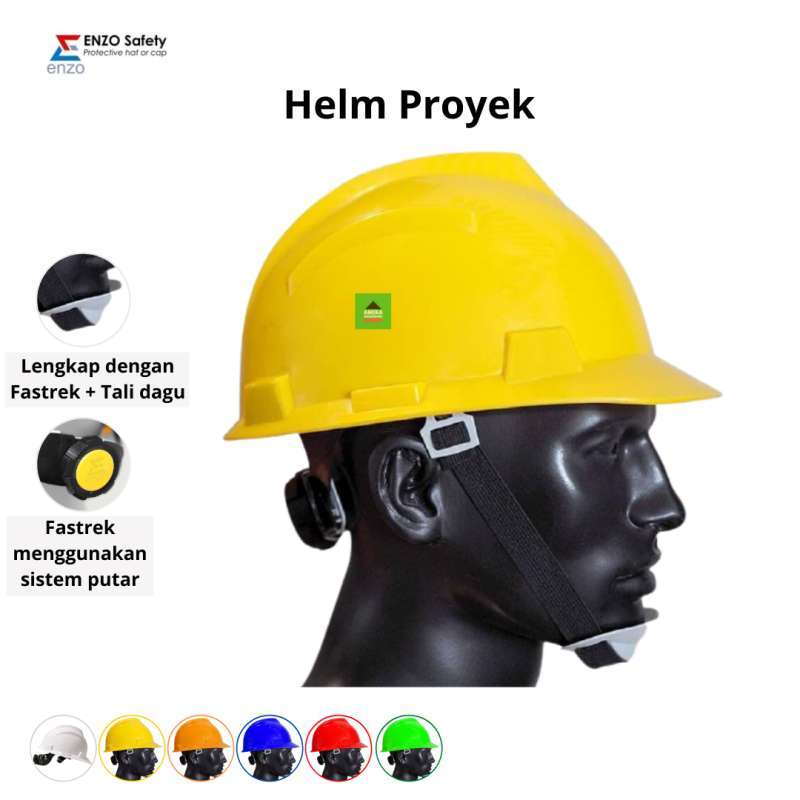 Jual Helm Proyek FASTRACK ENZO Safety Helmet Kuning di Seller