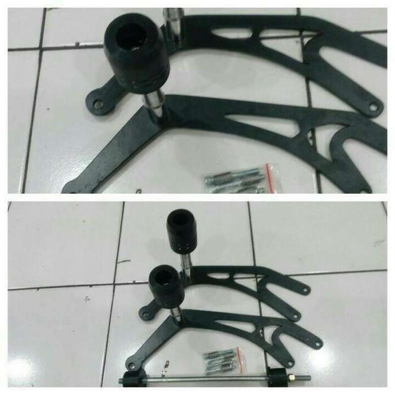 Jual frame slider ninja 250 fi new series merek NGP bahan teflon batng