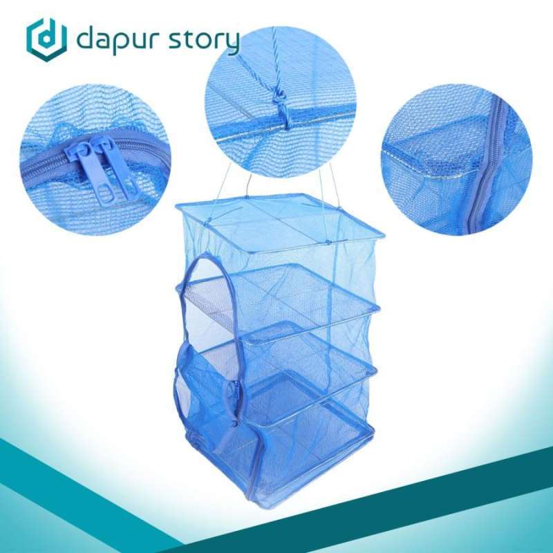 Jual Rak Pengering Jemur Makanan Anti Serangga Jaring Nylon 4 Layer di