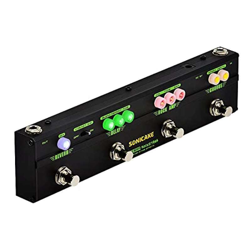 Promo SONICAKE Guitar Multi Effect Pedal Chorus Delay Reverb Distortion
