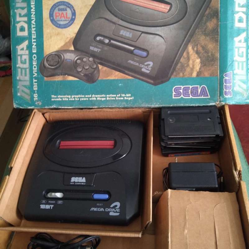 Promo Sega Megadrive 2 Md2 Fullset Diskon 14% Di Seller Gamers Today ...