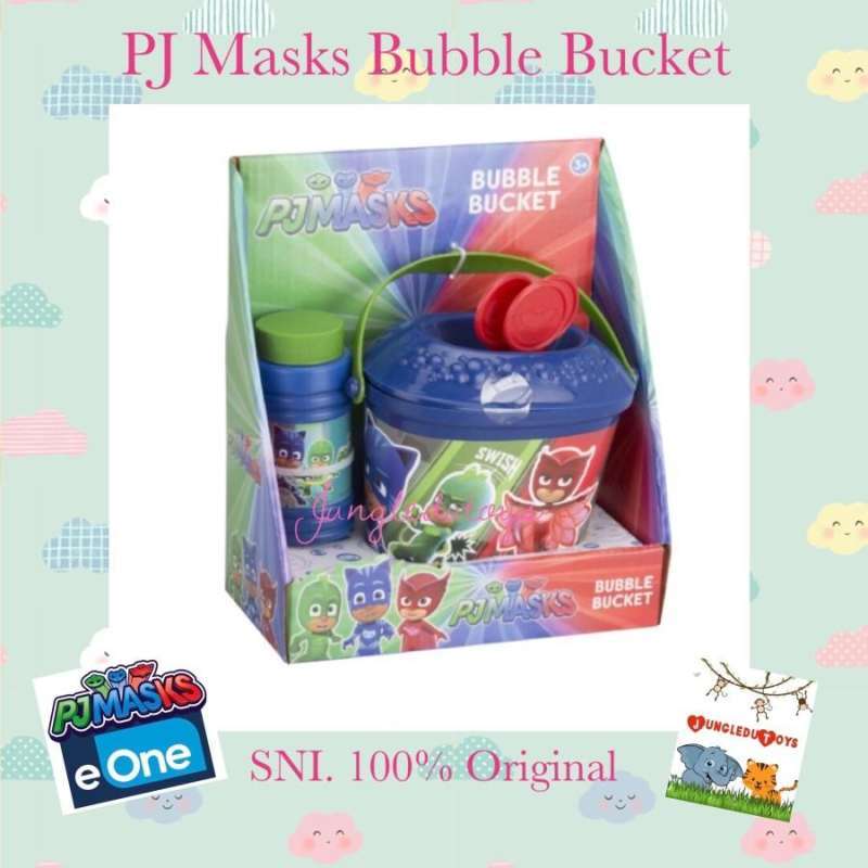 Jual PJ Masks Bubbles Bucket Original Mainan Gelembung Sabun Bubble ...