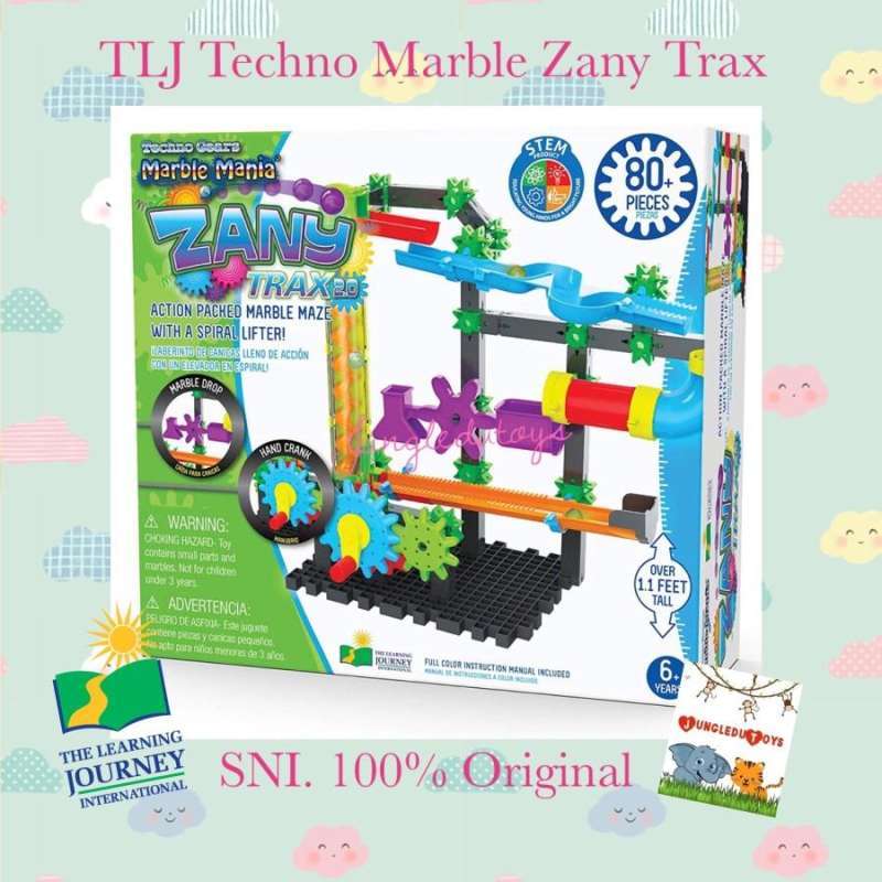 Jual The Learning Journey Techno Marble Zany Trax Original Marble Run
