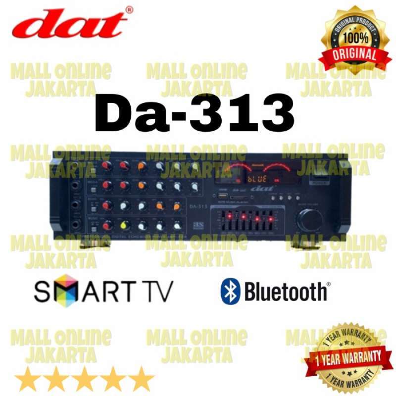 Jual Power ampli dat da313 Original Amplifier karaoke mixing da 313 di