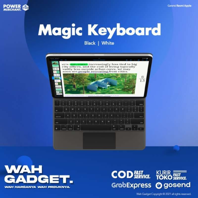 Jual Apple Magic Keyboard Folio for iPad Pro 12.9 2020 Garansi 1 Tahun