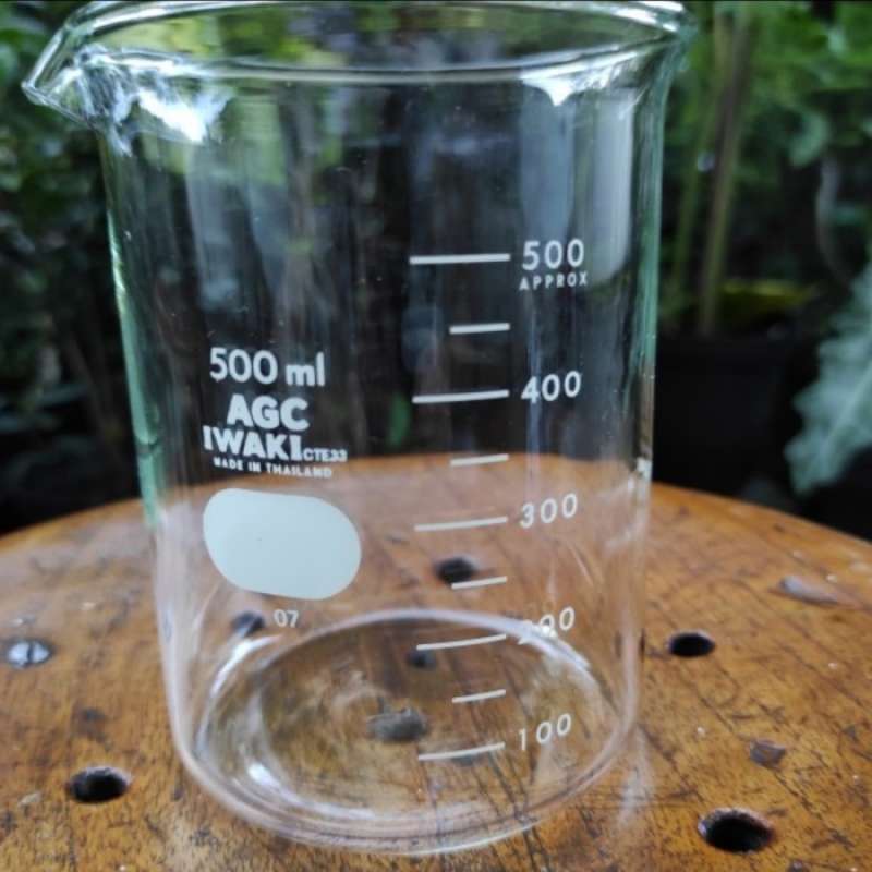 Promo beaker glass low form iwaki 500ml 1000BK500 Diskon 3% di Seller ...