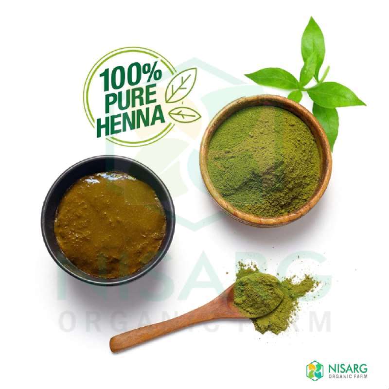 Jual Organic Henna Leaf Powder For All Hair Types, Control Hair Fall & Repairs Damaged,Hair