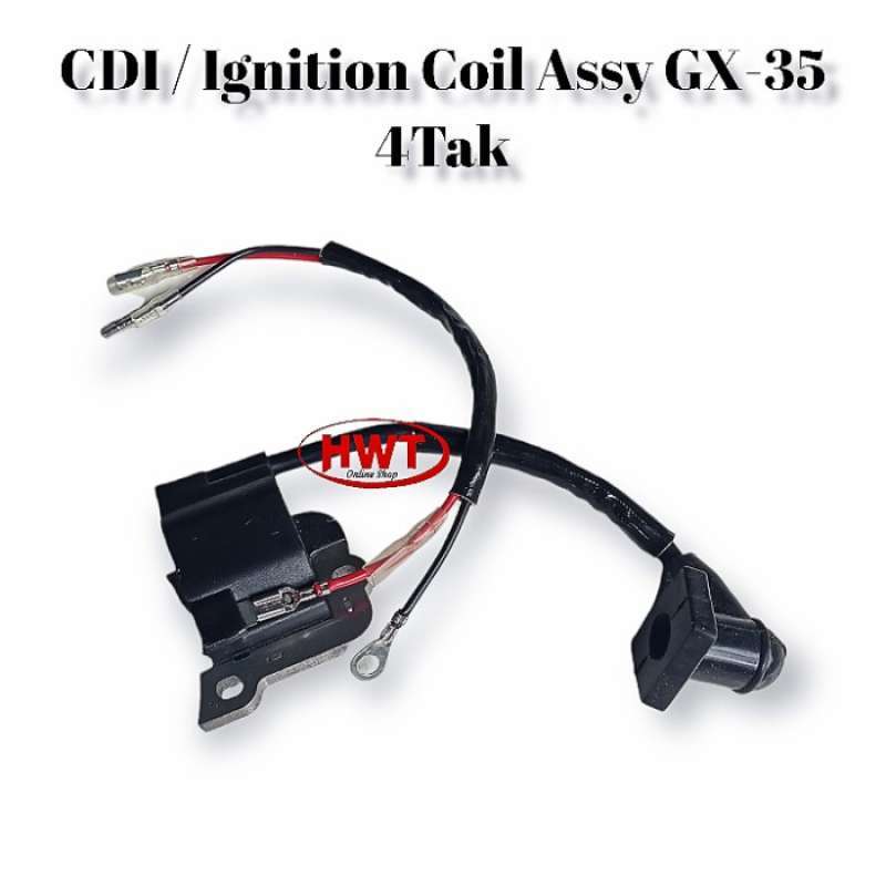 Promo CDI Ignition Coil Koil Pengapian GX35 Mesin Potong Rumput 4 Tak