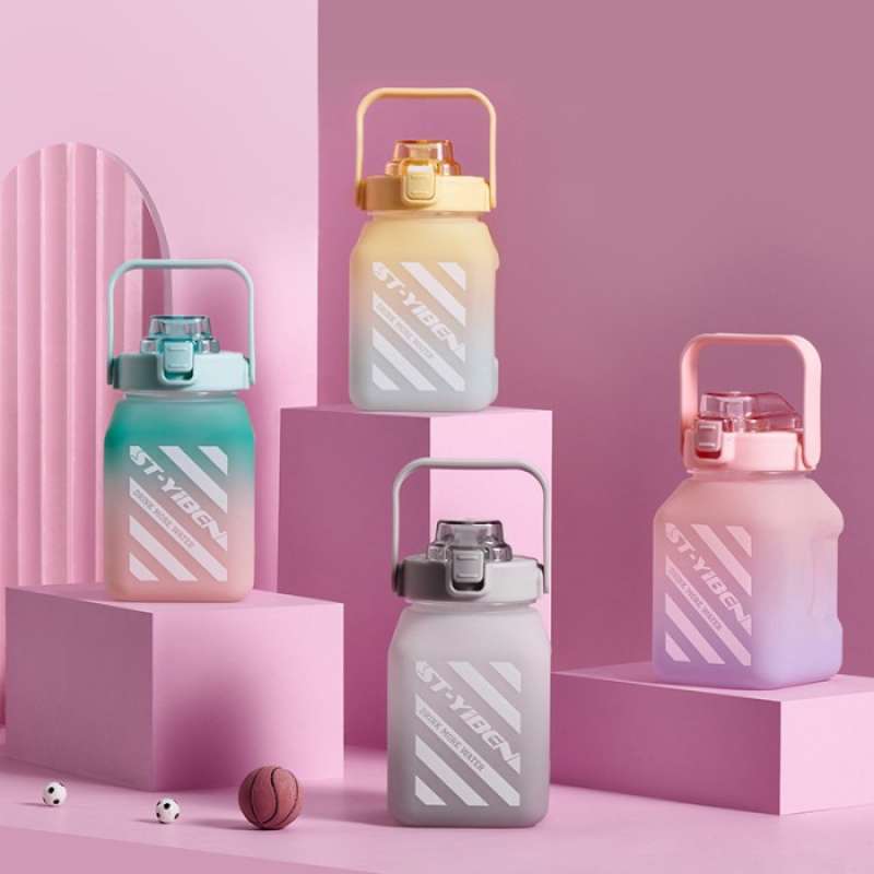 Jual BOTOL MINUM GRADASI PASTEL 1500 ML FREE STIKER 3 DIMENSI PROMO di ...