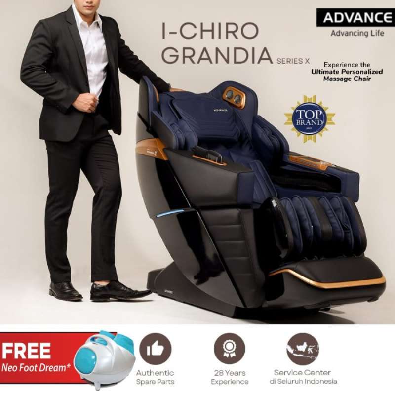 Jual Kursi Pijat Advance Ichiro Grandia X Massage Chair Elektrik di