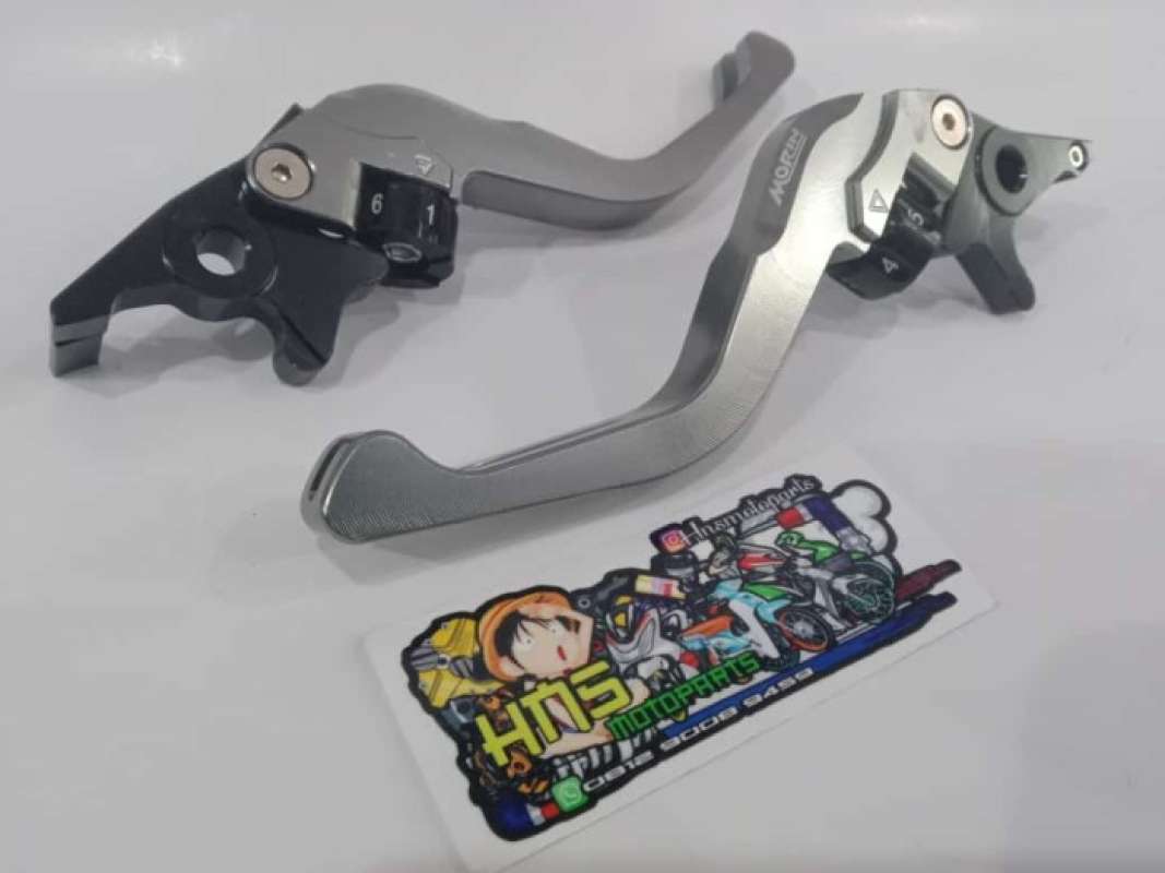 Jual Handle Rem Morin Honda PCX 150 2018 CNC Titanium Grey di Seller