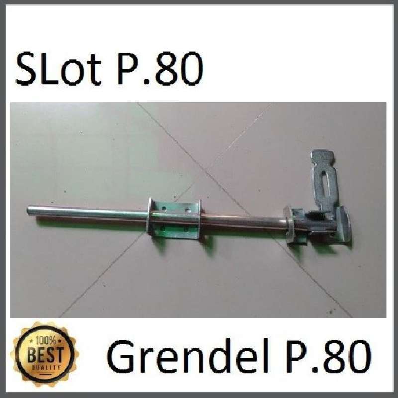 Jual Slot Grendel Pintu Pagar Besi Gebyog Panjang 80cm Berkualitas di