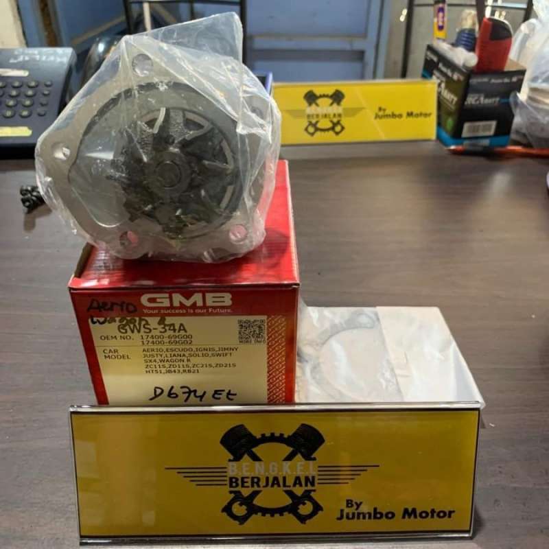 Jual Water Pump Suzuki Jimny / Escudo / Swift / Wagon R /Ignis - GMB