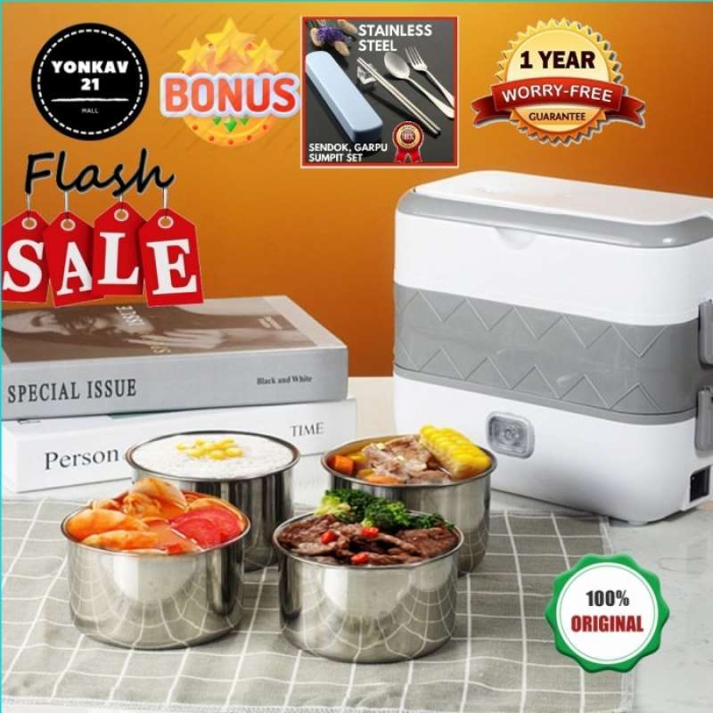 Promo Lunch Box Electric Penghangat Makanan Elektrik Bekal Idealife
