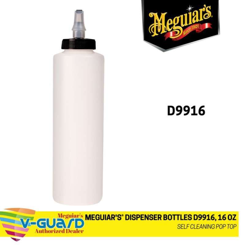 Jual Meguiars D9916 Dispenser Bottles , 16 oz Self Cleaning, Botol