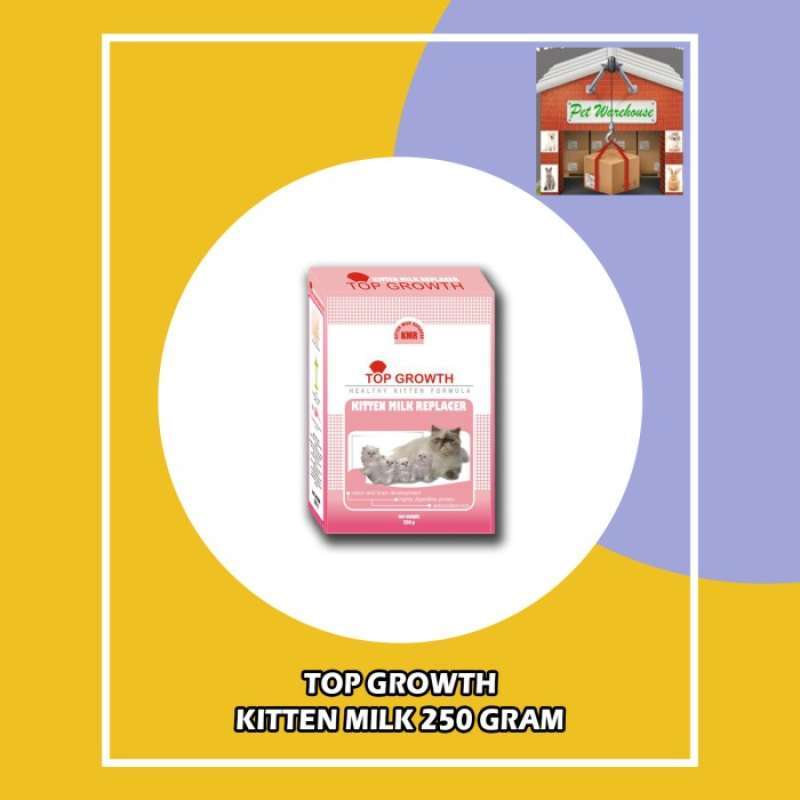 Jual Top Growth Kitten Milk Replacer 250Gr di Seller DENTA PET SHOP