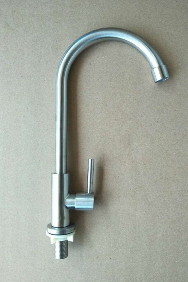 Promo Kran Bak Cuci Piring / Kran SInk Stainless Meja Diskon 16% di