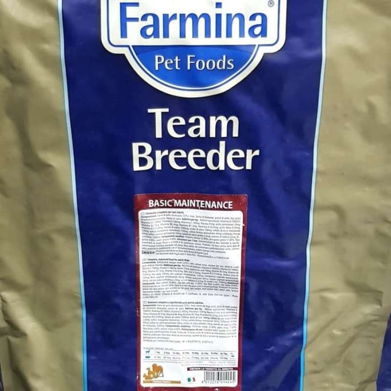 Promo Farmina Team Breeder Basic Maintenance Adult Dog 20 kg Diskon 23