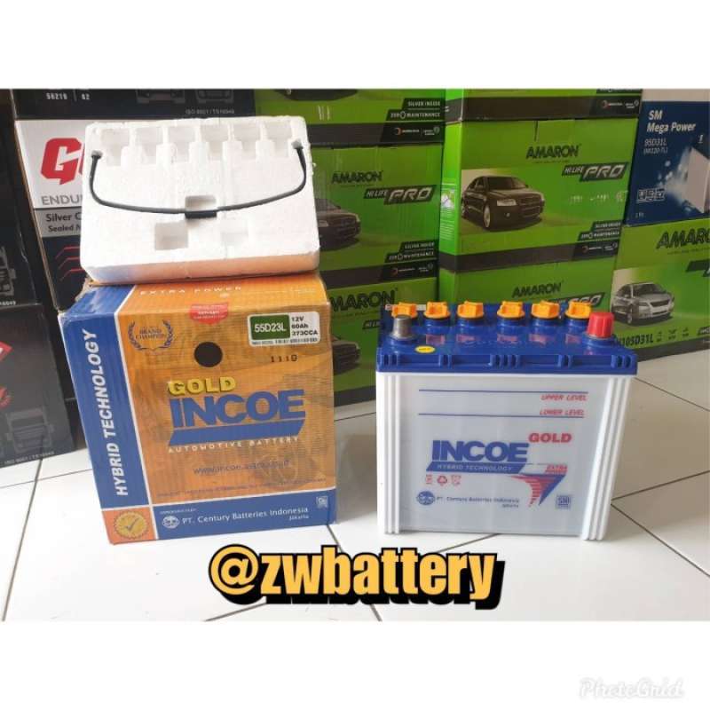 Jual Aki Mobil 55d23l Incoe Gold 12v 60ah Di Seller 15 Mega