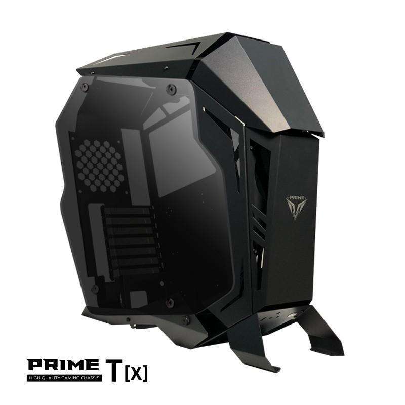 Jual PRIME T-[X] BLACK - ALUMUNIUM GAMING CASE - DUAL SIDE TEMPERED ...