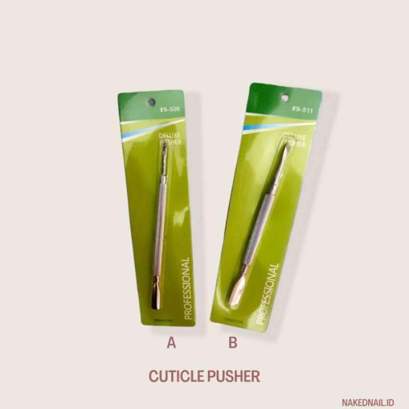 Jual Cuticle pusher tajam stainless kualitas premium pusher nail art di