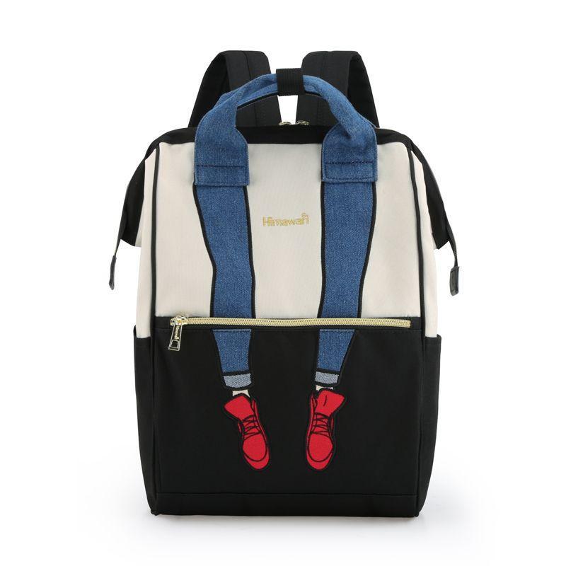 Promo Himawari 3326 Mellow Backpack Wanita White Black Diskon 10 Di