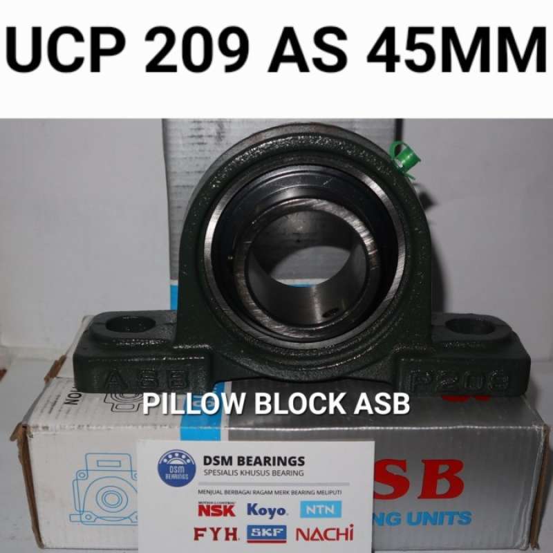 Promo PILLOW BLOCK UCP 209 45 MM ASB Diskon 23 di Seller Cintamotormu