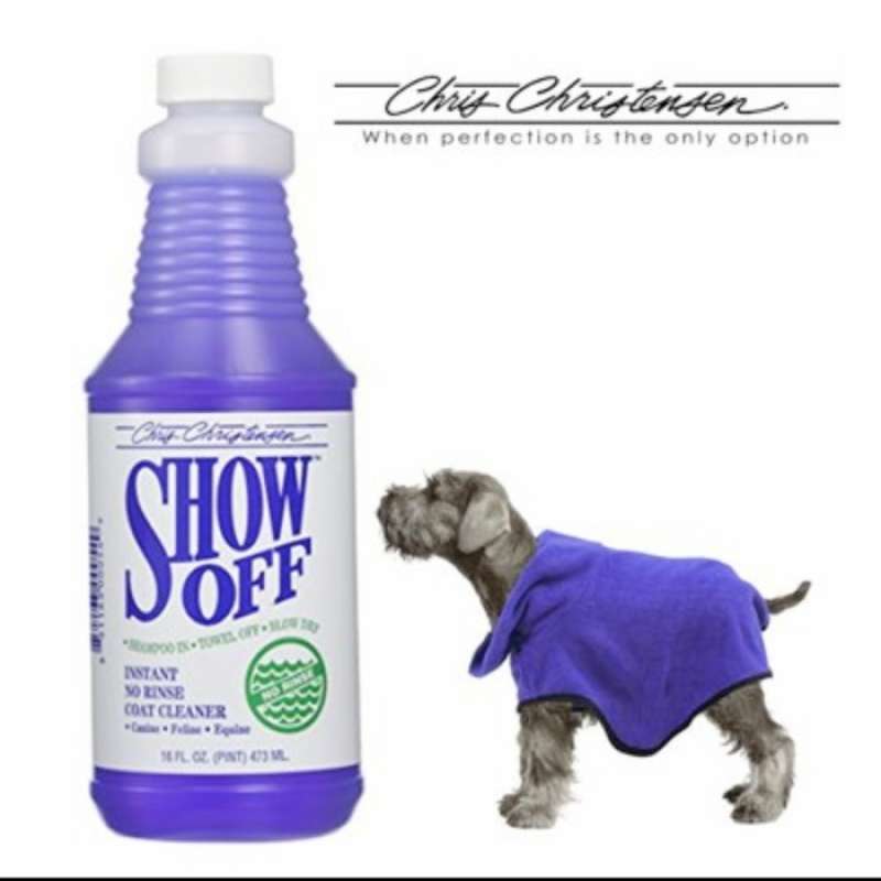 Jual Chris Christensen Show Off No Rinse Shampoo 16oz Shampoo Hewan