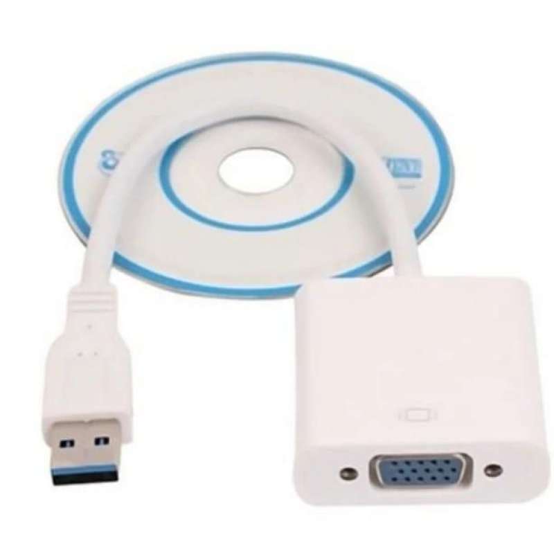 Jual CONVERTER USB 3.0 TO VGA ADAPTER CONVERTER USB TO DISPLAY