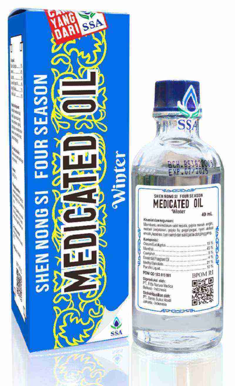 Promo Four Season Medicated Oil Winter 40ml Diskon 22 Di Seller Pt