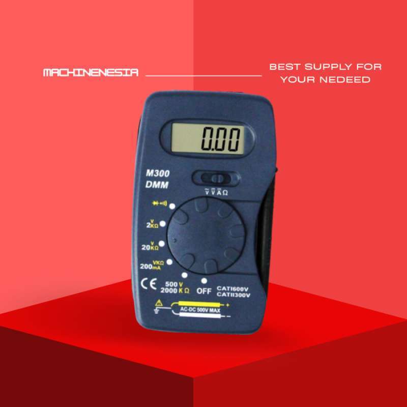 Jual MULTIMETER DIGITAL / MULTITESTER DIGITAL / DIGITAL MULTIMETER M300