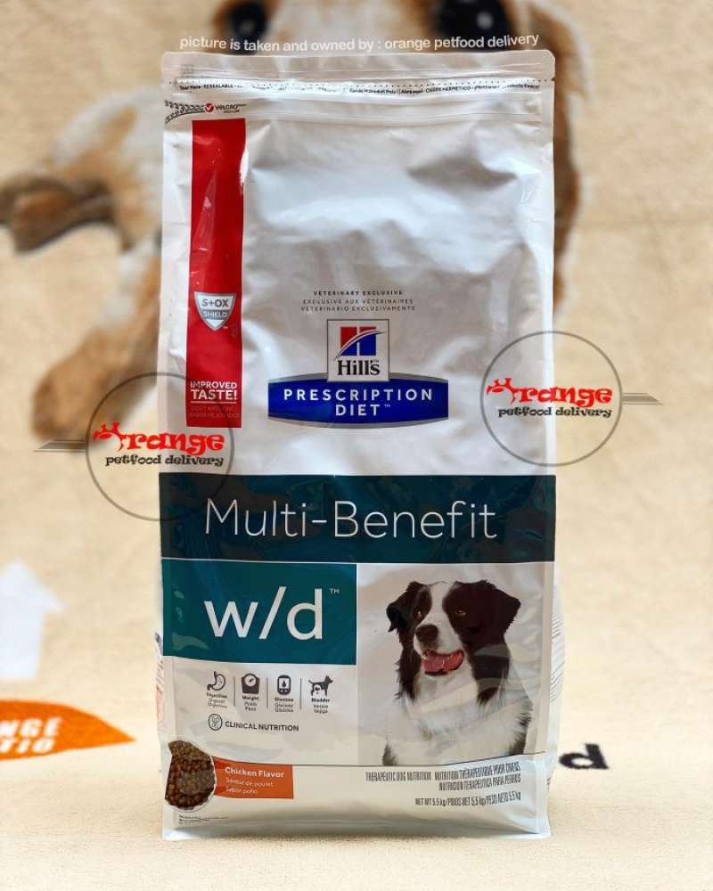 Jual prescription science diet w/d 5,5 kg wd multi benefit obesitas