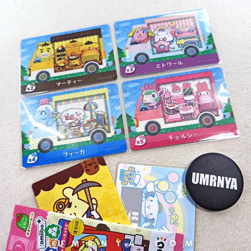 Jual 4 Original Amiibo Card Nintendo Switch Animal Crossing Sanrio Chai