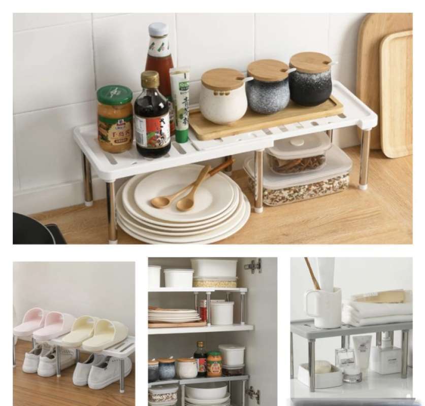 Promo TERJAMIN PANACHE Expander Kitchen Rack Organizer Rak Multifungsi ...