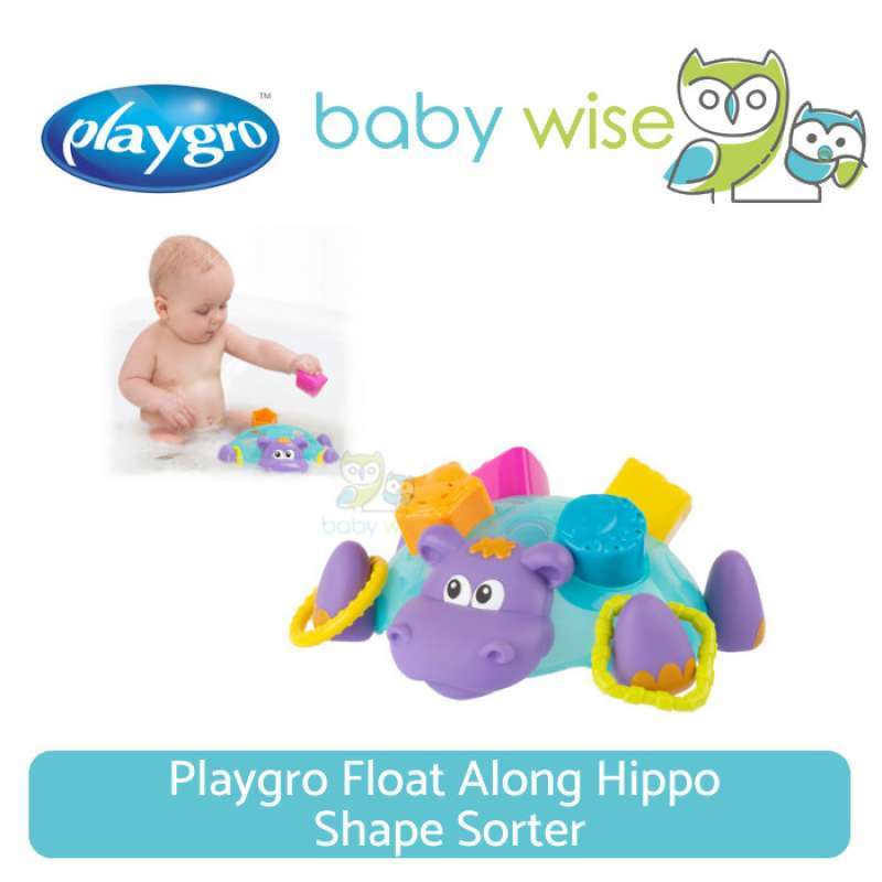 Jual Playgro Float Along Hippo Shape Sorter Multicolor di Seller