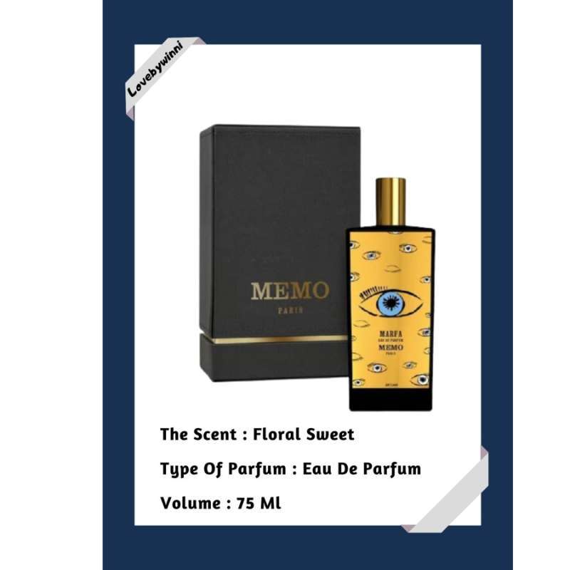 Promo Memo Marfa EDP 75Ml Diskon 4% di Seller lovebywinni - Kota ...