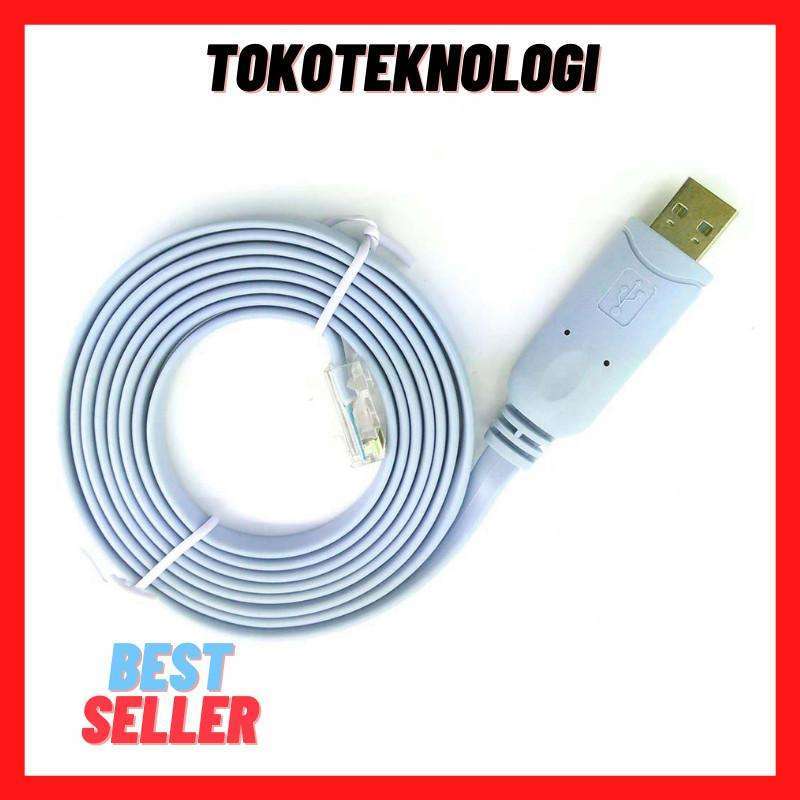 Jual Kabel Konsol USB RS232 to RJ45 Console Cable for Cisco Huawei