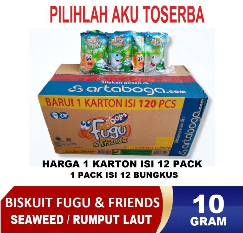 Promo FUGU & FRIENDS 10 GR SEAWEED / RUMPUT LAUT - (HARGA 1 KARTON ISI ...