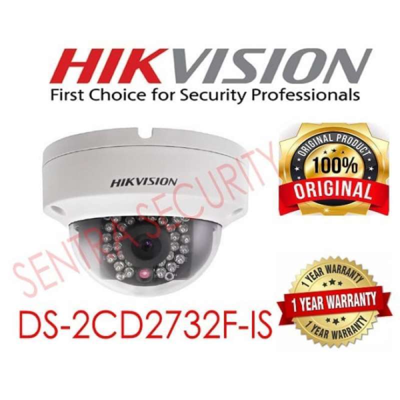 Promo Hikvision Ds-2Cd2732F-Is Ip Camera / Camera Cctv Dome H.264 ...