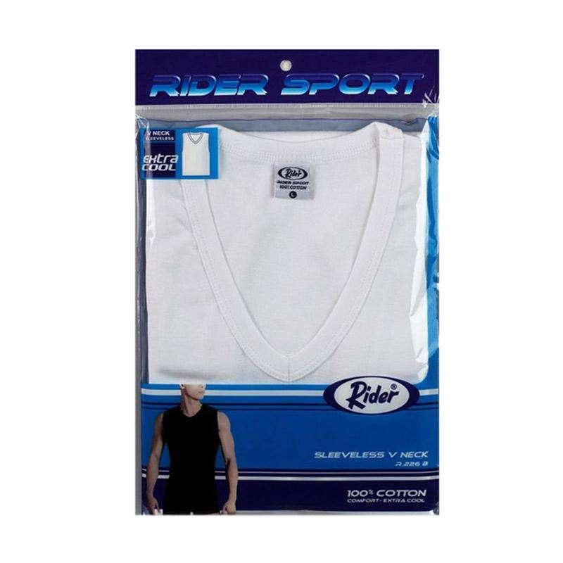 Promo Rider Sport V-neck Kaos Dalam Tanktop Pria [r226b] Diskon 38% Di ...