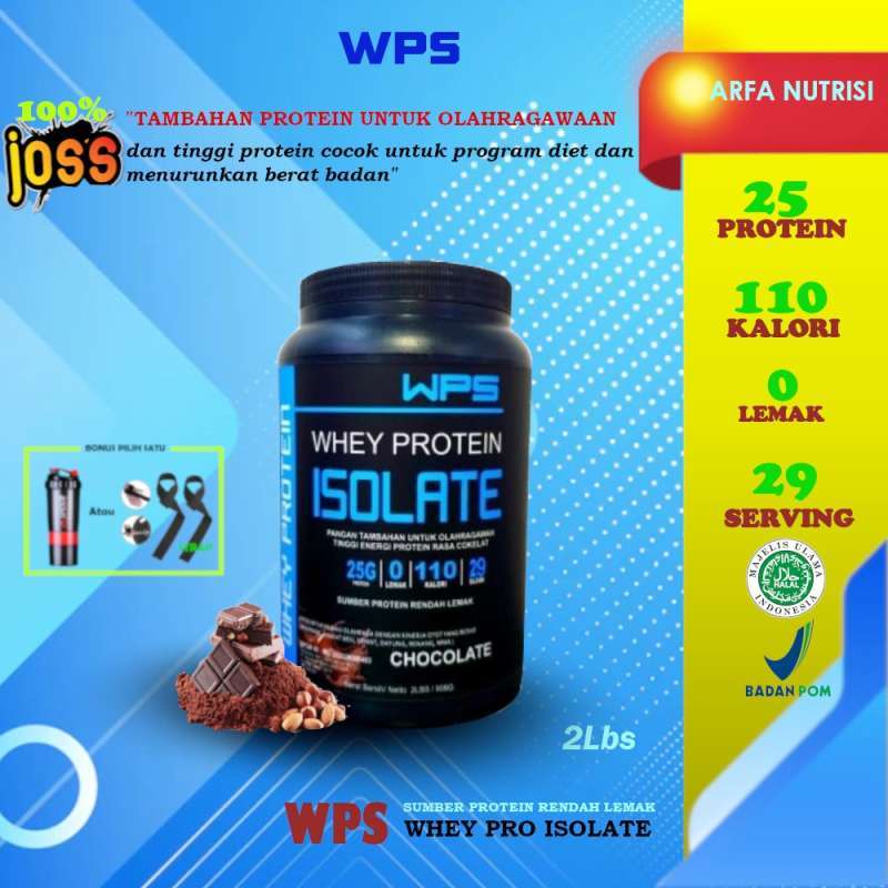 Jual FREE SHAKER WPS WHEY PROTEIN ISOLATE 2LB 2 LB 2 LBS WPS WHEY