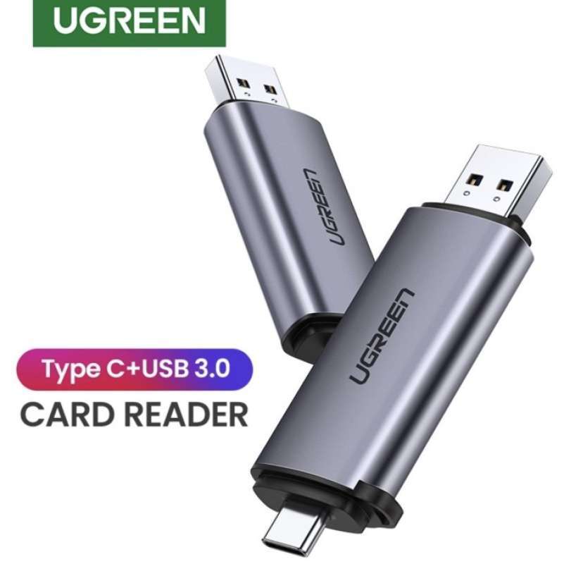 Promo Ugreen USBC & USBA Card Reader Up to 5Gbps Multivariasi