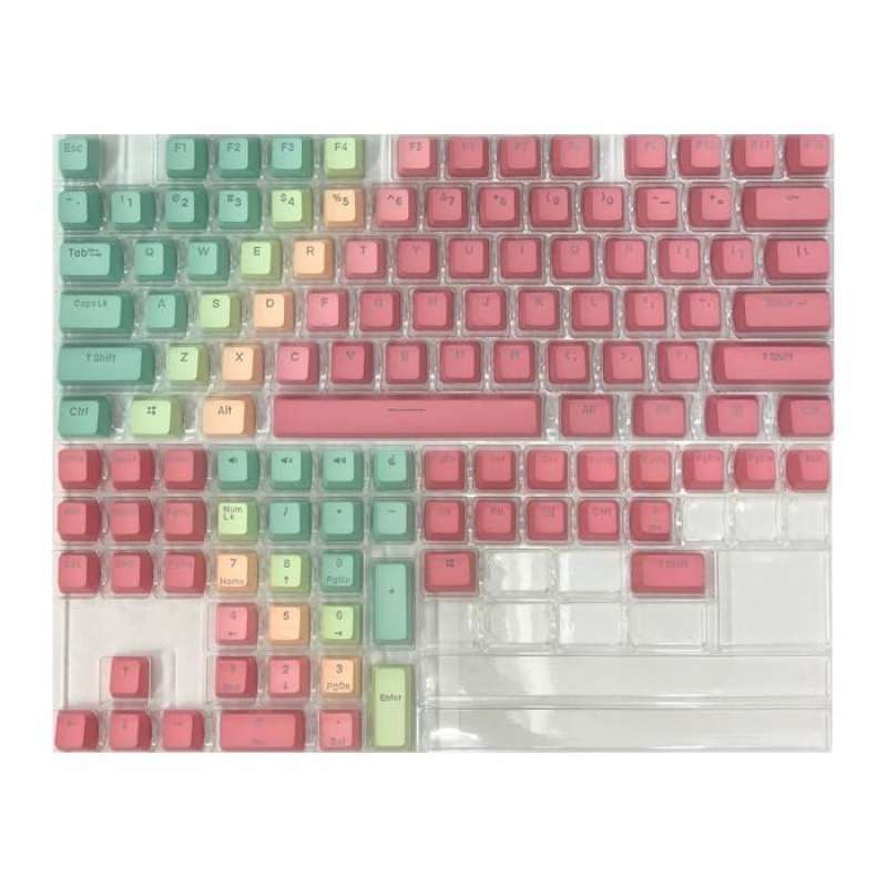 Jual ALCHA KEYCAPS GRADIENT PASTEL PBT DOUBLE SHOT MECHANICAL KEYBOARD di Seller greatwest