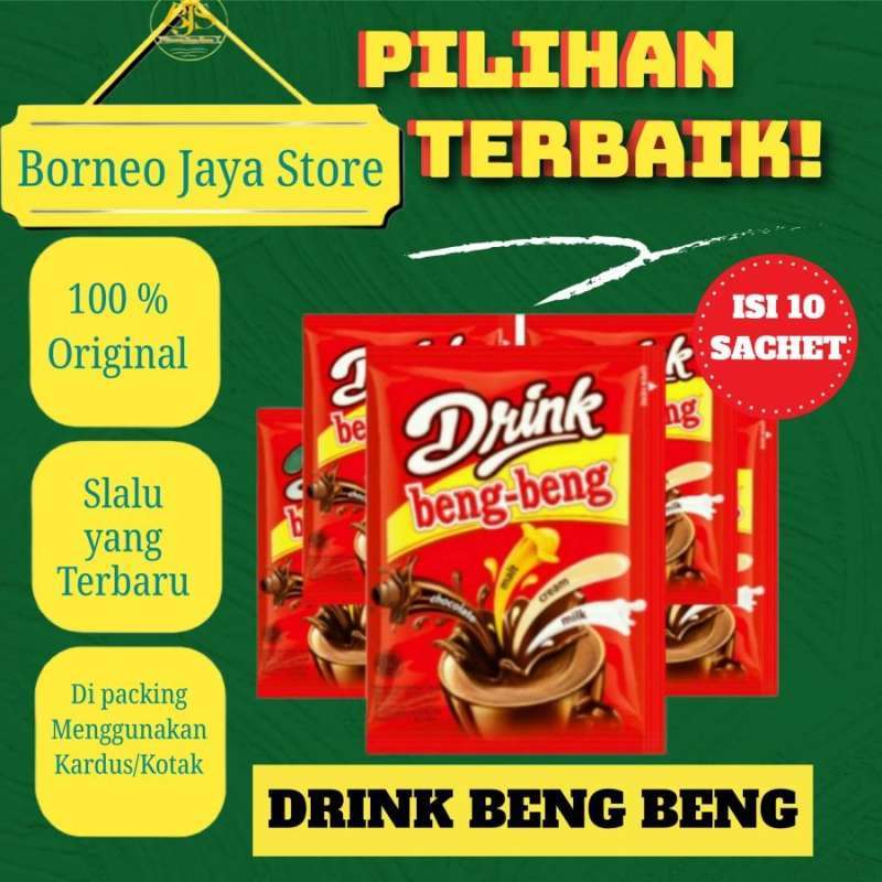 Jual Drink Beng Beng Chocolate Isi 10 Sachet di Seller Borneo Jaya