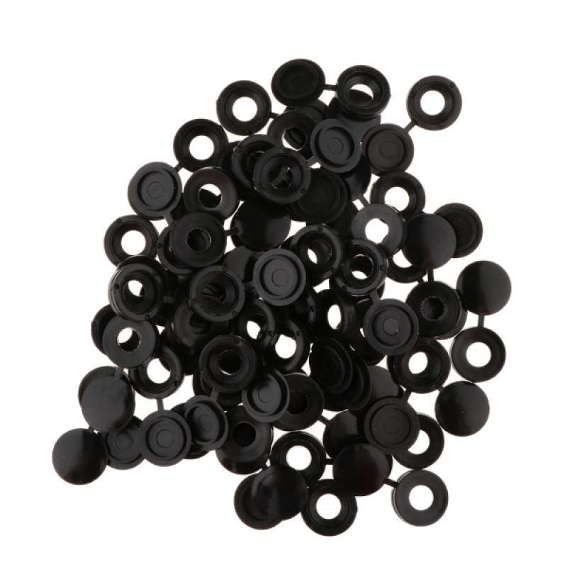 Jual Roudn Hinged Plastic Screw Cover Caps To Fit 68 Gauge Screws
